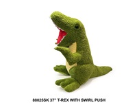 37IN T-REX WITH SWIRL PLUSH